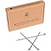 Stainless Steel Cocktail Picks, Regular Length, 4