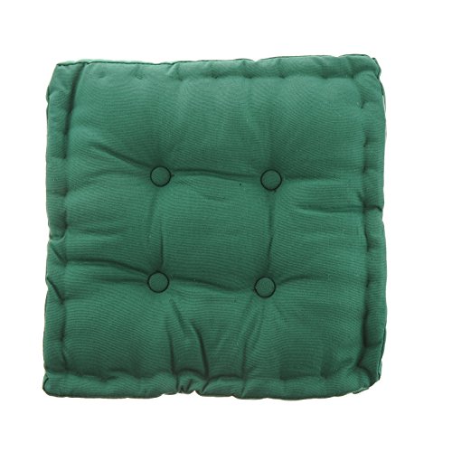 White Dove Chair Pads - Cotton Canvas - Value 4 Pack - Fits 16" Chair - XL Futon - Classic Design, by Unity (Green) - Thumbnail 4