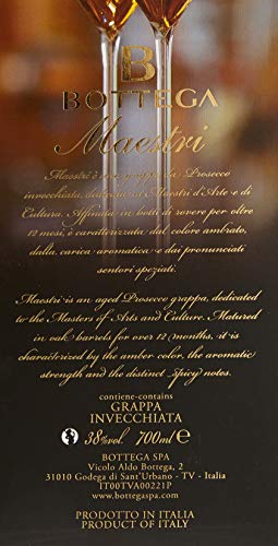 Bottega Maestri Grappa Invecchiata da Prosecco in Karaffe 1 x 0,7 Liter – Bild 6