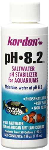KORDON #35354 8.2-pH Saltwater Stabilizer for Aquarium, 4-Ounce