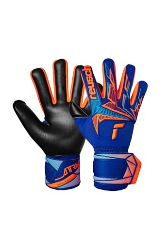 Reusch Profi Goalkeeper Gloves for Men Adults | Extreme Grip and Optimised Fit | for Training and Matches | Artificial Grass and Natural Grass | Attrakt Freegel Duo NC