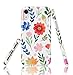 EUNSOUL Crossover Underbrag iPhone XR Case, Matte Colorful Flower Design Slim Thin Soft Flexible Silicone Phone Case Cover with TPU Protective Bumper for iPhone XR 6.1¡±