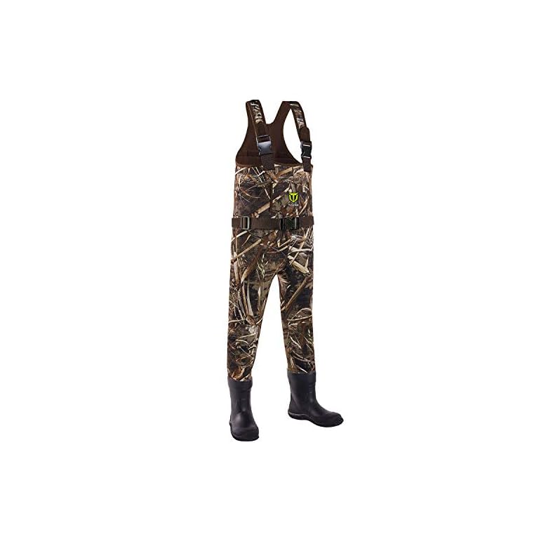 TIDEWE Chest Waders for Toddler & Children, Neoprene Waterproof