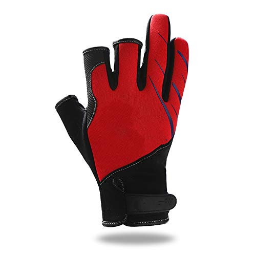 Herbst- und Winter-Angelhandschuhe für Männer und Frauen Winddichte und warme Outdoor-Angelhandschuhe DREI-Finger… – Bild 5