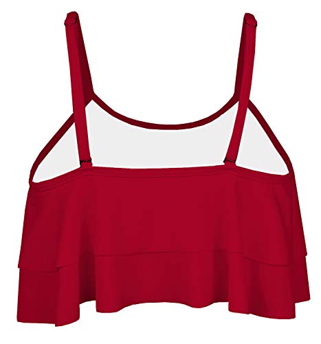 image for Balasami Women's Retro 50s Plaid Pattern Polka Dot Halter Molded Soft 