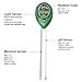 Covery 3 in 1 Soil Tester Moisture Meter, Light and PH acidity Tester, Plant Tester for Garden, Farm, Lawn, Indoor & Outdoor (No Battery needed) Easy Read Indicator