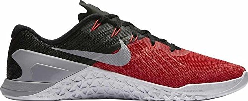 Nike Men's Metcon 3 University Red/Black/White/Wolf Grey 852928-600 (10.5)