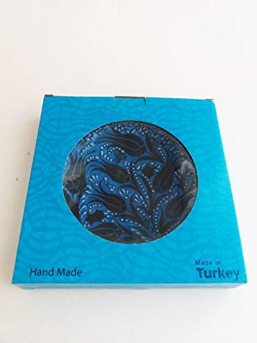 Ayennur Turkish Decorative Plate Handmade Ceramic Ornament for Home&Office Wall Decor
