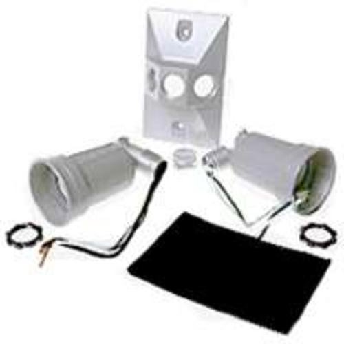 Bell Outdoor 5621-6 White Rectangular Cover Combination Lampholders