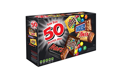MARS ASSORTED Chocolate Halloween Candy Bars, Variety Pack, 50 count - //coolthings.us