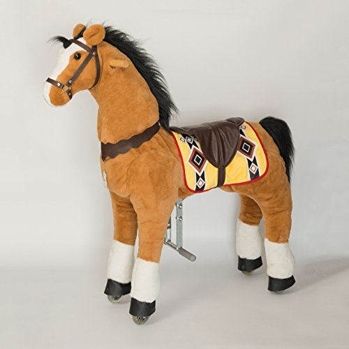 UFREE Large Mechanical Rocking Horse Toy, Ride on Bounce up and Down