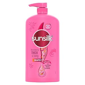 Sunsilk Lusciously Thick & Long Shampoo 1 L, With Keratin, Yoghut Protein and Macadamia Oil – Thickening Shampoo for…