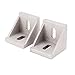 Boeray 10pcs 4040 Inside Corner Bracket Gusset for 4040 Series Aluminum Extrusion Profile with Slot 8mm