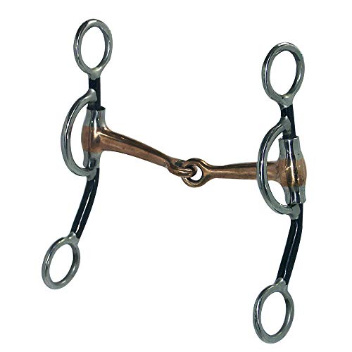 Coronet Copper Mouth Training Snaffle Horse Bit, 5-Inch