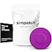 SIMPATCH - Freestyle Libre, Enlite, Guardian Adhesive Patches, Small (25-Pack) - Waterproof Adhesive, CGM Tape - Multiple Color Options (Purple)