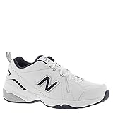 New Balance Men's MX608V4 Training Shoe,White/Navy,10.5 2E US
