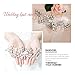 Barogirl Wedding Crystal Hair Comb Clip Bride Hair Piece Bridal Hair Accessories for Women