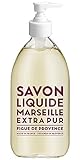 Compagnie de Provence Savon de Marseille Extra Pure Liquid Soap - Fig of Provence - 16.9 Fl Oz Glass Pump Bottle