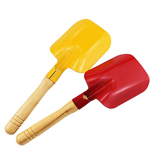 Faxco 8 Pieces 8'' Toy Shovels,Mini Shovel Kids Garden Tools,Wooden