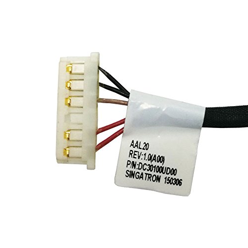 BAY Direct DC Power Jack Harness Cable Replacement for Dell Inspiron 15-5000 5551 5552 5555 14-5458 5452 P51F P64G Vostro 3458 3558 3559 P65G 3559 17-5000 5755 Series, Part Number: DC30100UD00 KD4T9