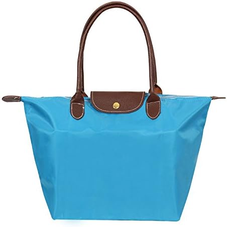 Cunada® Women Fashion Hobo Bag Large Tote Lake Blue Shoulder Handbag