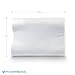 2 - Pack PharMeDoc Contour Memory Foam Pillow - Premium Bedding - Hypoallergenic Washable Case - Firm & Comfortable Optimum Support, Neck Pain & Headache Relief - Side Sleepers, Spine Alignment (2)