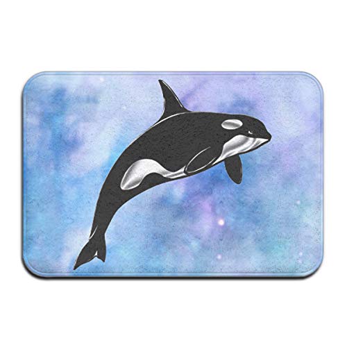 image for Weerbar Non Slip Door Mat Outdoor, Free Killer Whale Orca Grampus Door