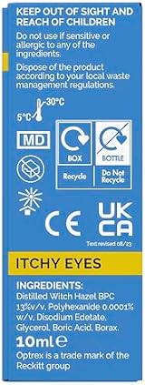 Optrex Itchy Eyes Double Action Soothing Eye Drops 10ml view 10