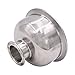 DERNORD Tri Clamp Bowl Reducer Sanitary Fitting Stainless Steel 304 (Tri Clamp Size: 4 inch x 1.5 inch)