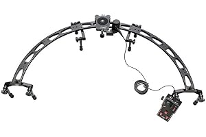 Flycity Curve-180 Motorized Curved Electronic Video Camera Slider with Remote Control System for Nikon Sony Canon Panasonic (