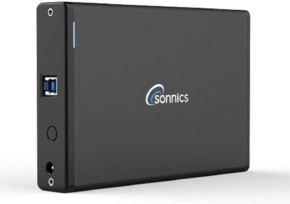 Sonnics 1TB External Hard Drive USB 3.0 for Xbox One PS4 PC Mac High Speed