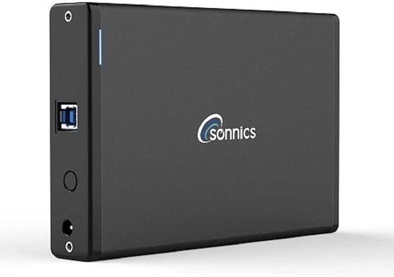 Sonnics 1TB External Hard Drive USB 3.0 for Xbox One PS4 PC Mac High Speed