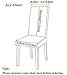 Deisy Dee Stretch Chair Cover Removable Washable for Hotel Dining Room Ceremony Chair Slipcovers Pack of 6