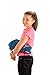 BubbleBum Inflatable Backless Travel Booster Car Seat, Union Jack