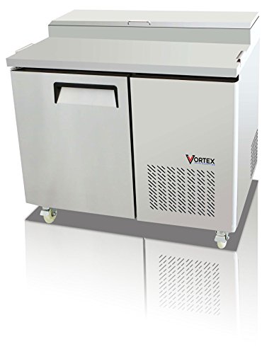 Click Here to See More Images Vortex Refrigeration Commercial 1 Door Pizza Prep Table - 44