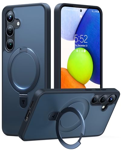 Photo 1 of TORRAS Magnetic Ostand for Samsung Galaxy S24 Plus Case 6.7", [Military Grade Drop Tested][Compatible with MagSafe][Build in Kickstand] Shockproof Slim Protective for S24+ Case, Translucent Black