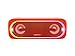 Sony XB40 Portable Wireless Speaker with Bluetooth and Speaker Lights, Red