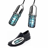 Shoe UV Sanitizers / Deodorizer / Boot Sterilizer / Kills Toenail Fungus (Silver)