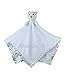 Custom Catch Personalized Teddy Bear Baby Blanket Gift for Boy - Blue