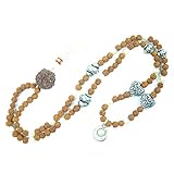 Healing Rudraksha Mala Beads Prayer Meditation Japamala