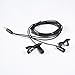 Movo PM20 Dual Lavalier Microphone - Lapel Microphone Compatible with Apple iPhone, iPad, iPod Touch, Android and Windows Smartphones - Perfect Interview Microphone