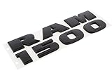 Dodge Ram RAM1500 BLACK Emblem Nameplate Decal Badge Mopar OEM NEW