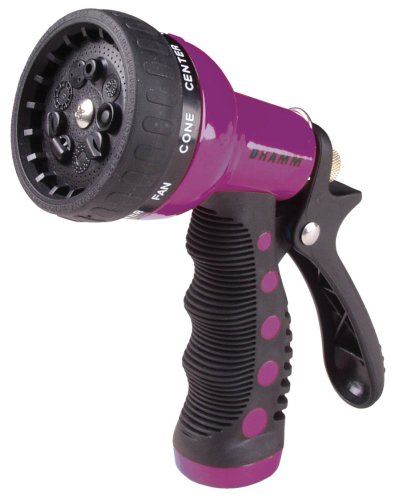 Dramm 12706 9-Pattern Revolver Spray Nozzle, Berry