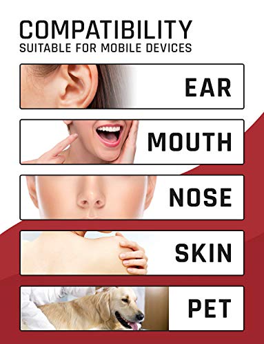 【Updated】 Ear Camera, 1080P FHD Wireless Ear Scope, Super Light Lens WiFi Ear Endoscope, Ear Otoscope Camera with 3-Axis Gyroscope, Ear Wax Removal Endoscope, Compatible with Smartphone and Tablet
