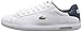 Lacoste Men's Graduate LCR3 Fashion Sneaker, White/Dark Blue, 11 M US