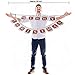 Merry Christmas Banner Burlap Garlands for Fireplace Rustic Christmas Tree for Xmas Decoration Party Family Photo Props (Merry Christmas)