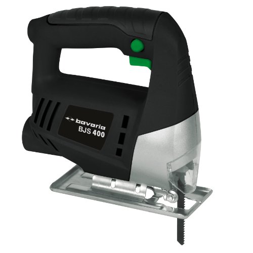 bavaria Stichsäge BJS 400 (350 W, Schnitttiefe Holz/Stahl/Kunststoff: 55/3/10 mm, inkl. Sägeblatt für Holz…