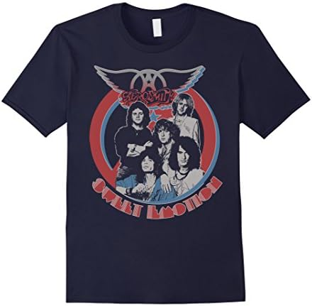 Womens Aerosmith - Emotion T-Shirt Medium Navy