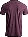 Ann Arbor T-shirt Co. Medusa Head Portrait Cool Greek Mythology Art Fashion for Men or Women T-shirt-(Adult,L) Heather Maroon