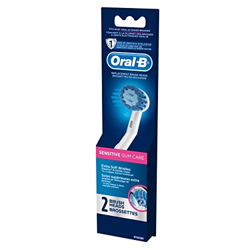 OralB Sensitive Gum Care Electric Toothbrush Replacement Brush Heads